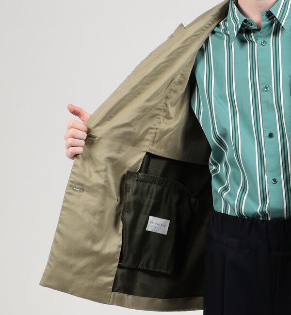 TOMORROWLAND MENS「コットンシルク ダブルブレステッド6Bジャケット」|テーラードジャケット|