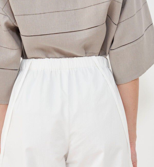 GALERIE VIE「コットンツイル イージーパンツ」|チノ|