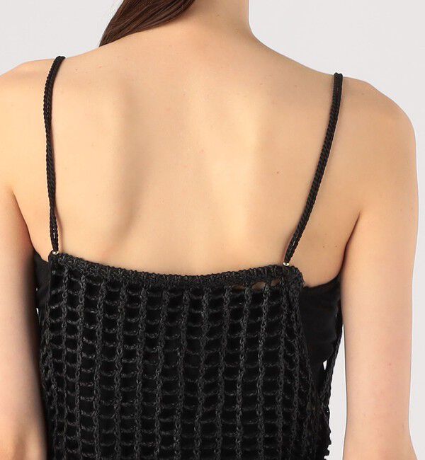 DES PRES「メッシュホイルプリント キャミソールワンピース」|ワンピース|