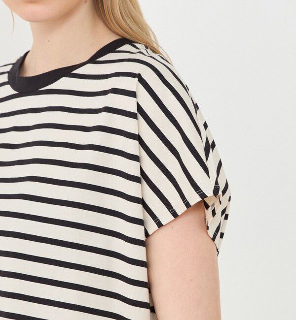 GALERIE VIE「ファインコットン ワイドクルーネックプルオーバー」|Tシャツ・カットソー|