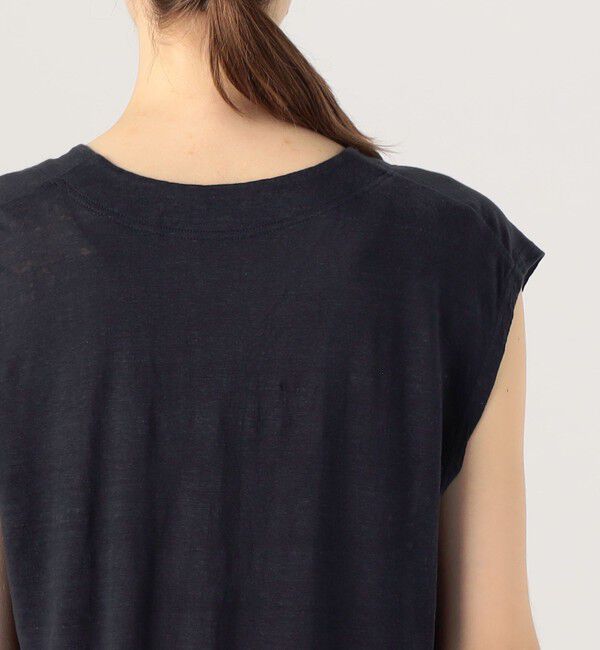 GALERIE VIE「リネンジャージー ノースリーブロングジレ」|ベスト・ジレ|