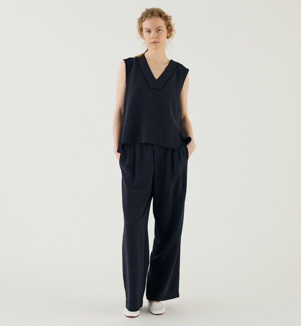 GALERIE VIE「ダブルクロス セミワイドイージーパンツ」|その他|