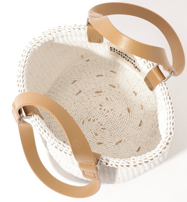 TOMORROWLAND GOODS「BUCKET BAGGAGE BASKET ミニ」|かごバッグ|
