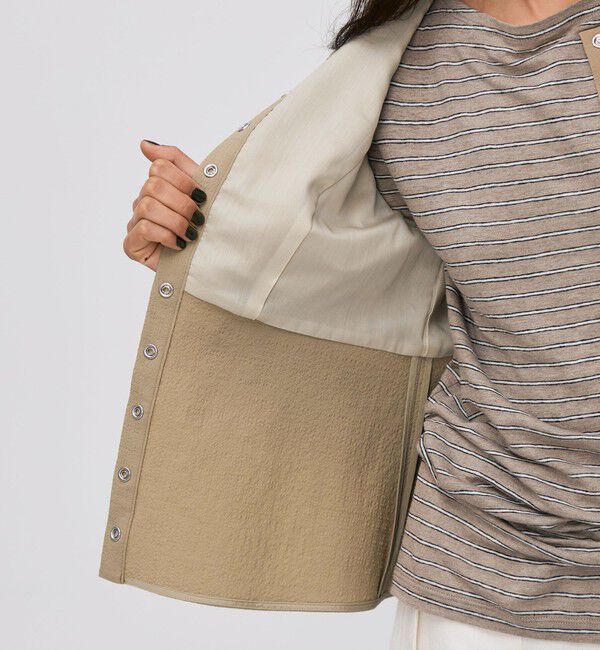 BACCA「シアサッカー ペプラムブラウス」|シャツ・ブラウス|