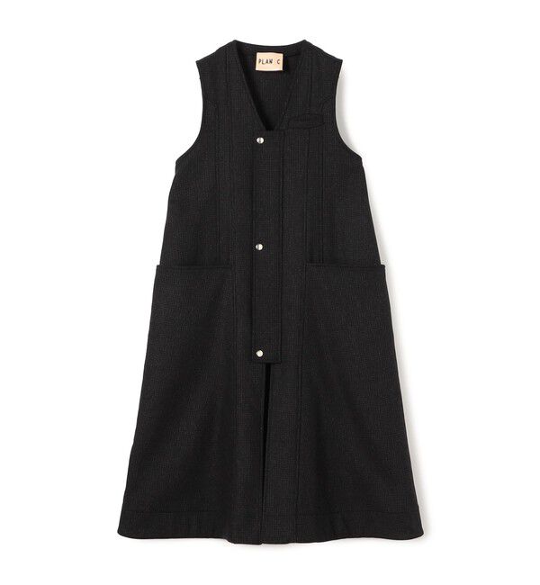 TOMORROWLAND BUYING WEAR「PLAN C LONG VEST」|ベスト・ジレ|16 グレー系