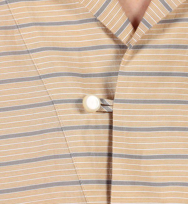 TOMORROWLAND MENS「セルロールポリエステル スキッパー プルオーバーシャツ」|シャツ・ブラウス|