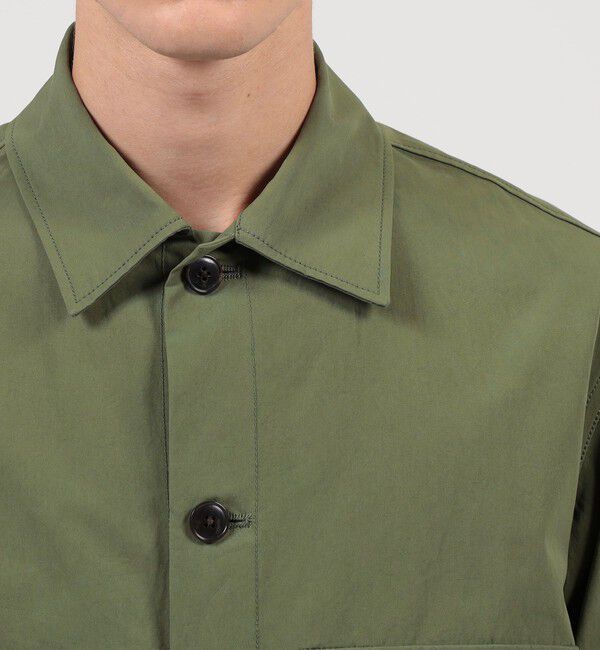 TOMORROWLAND MENS「80/2スーピマコットン ダブルポケットシャツブルゾン BORGHI」|ブルゾン・スタジャン|