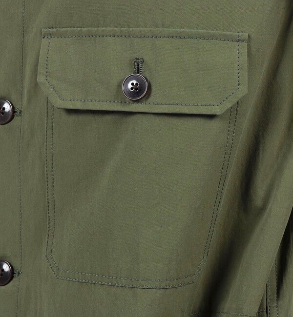 TOMORROWLAND MENS「80/2スーピマコットン ダブルポケットシャツブルゾン BORGHI」|ブルゾン・スタジャン|