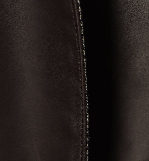 GALERIE VIE「スムースカーフ カラーレスベスト」|ベスト・ジレ|