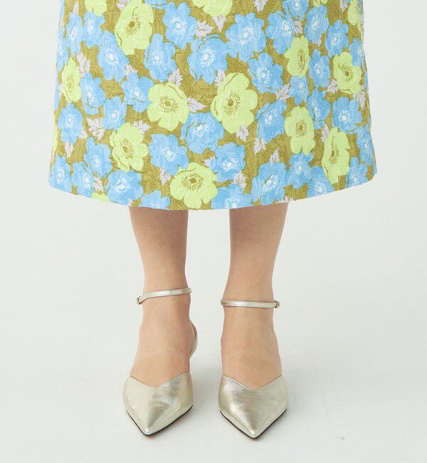 Ballsey「ポピープリントジャカード ペンシルタイトスカート」|タイト|