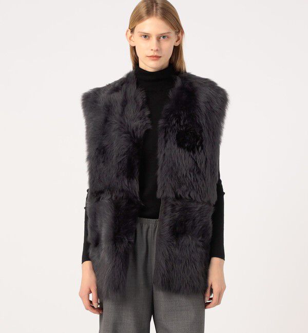 TOMORROWLAND BUYING WEAR「CINQUANTA FUR ジレ」|ダウンベスト・ベスト|