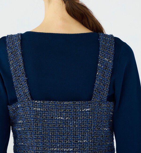 Ballsey「【WEB先行予約】エアリーファンシーツイード ジャンパースカート」|ジャンパースカート|