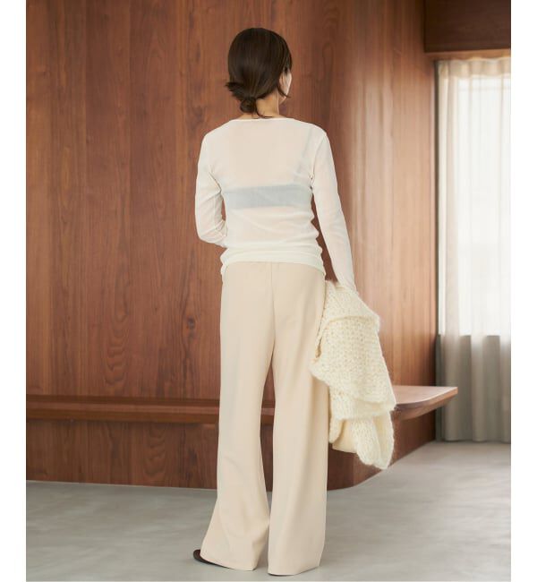 Plage「《追加》Flocky Mesh ロンT」|Tシャツ・カットソー|