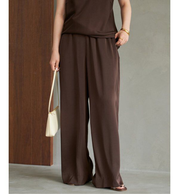 Plage「dull satin relax パンツ」|その他|