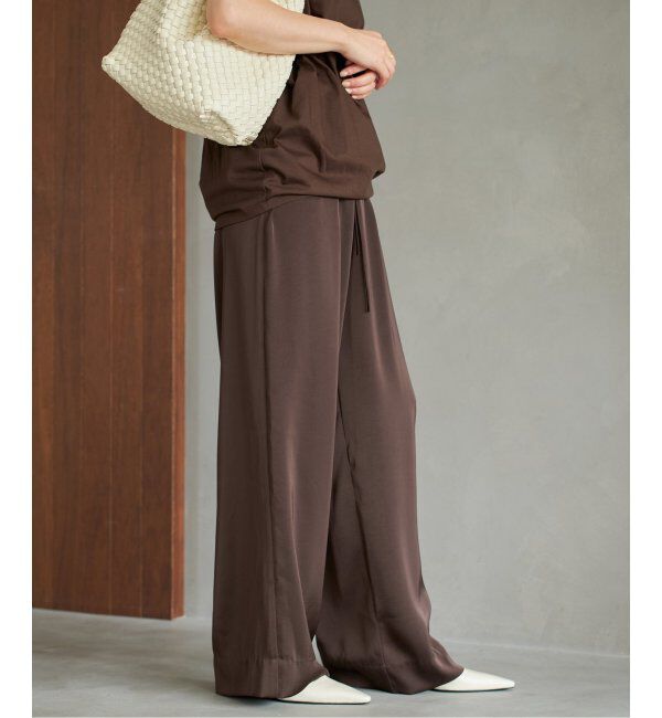 Plage「dull satin relax パンツ」|その他|