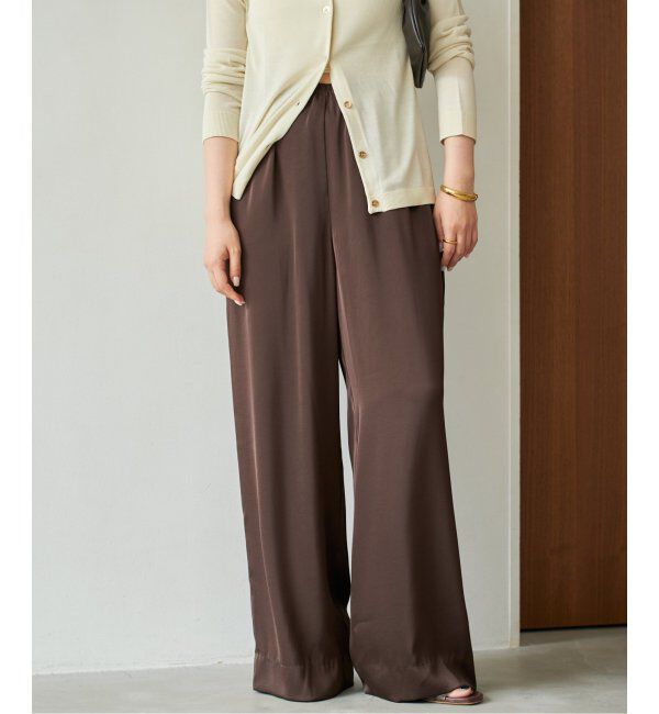 Plage「dull satin relax パンツ」|その他|