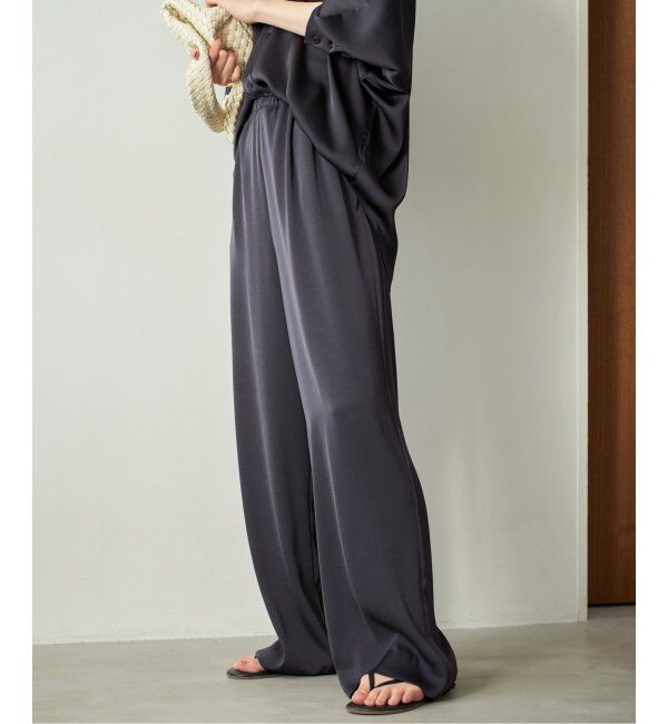 Plage「dull satin relax パンツ」|その他|