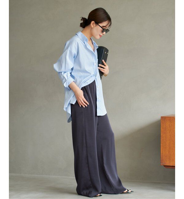 Plage「dull satin relax パンツ」|その他|