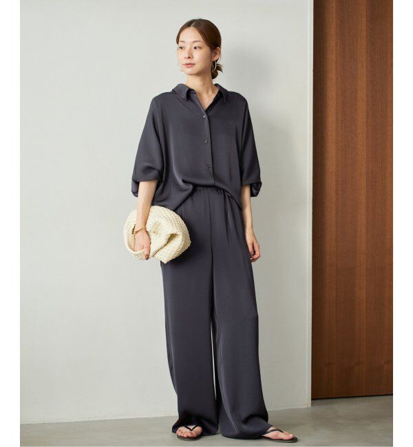 Plage「dull satin relax パンツ」|その他|
