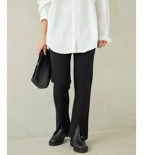 Plage「R&rsquo;IAM スリットニットパンツ」|その他|