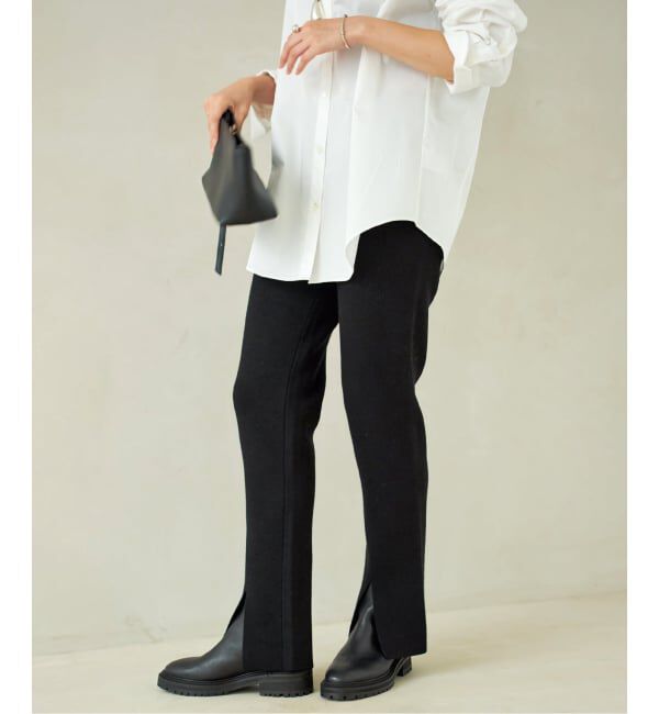 Plage「R&rsquo;IAM スリットニットパンツ」|その他|