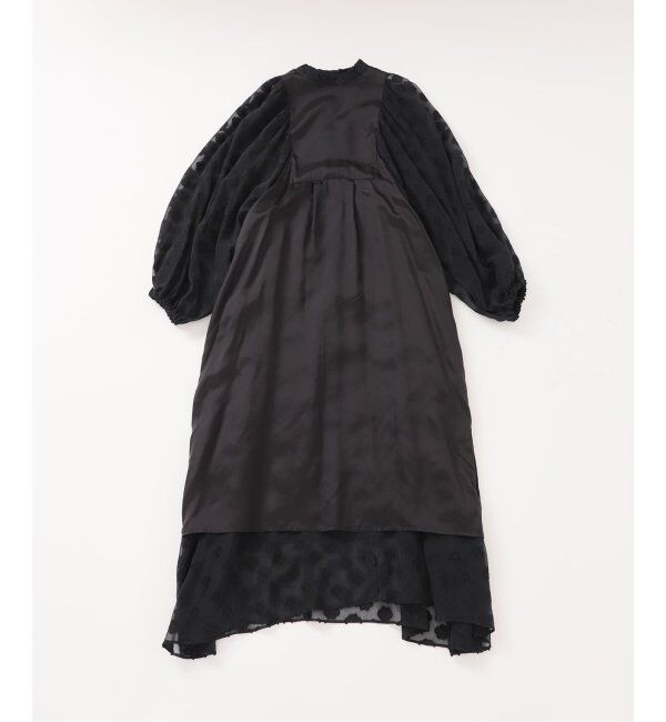 IENA「フラワージャガードボザムドレス」|ワンピース|