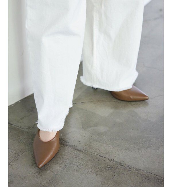 SLOBE IENA「《追加》SLOBE バッグスリングパンプス」|パンプス|