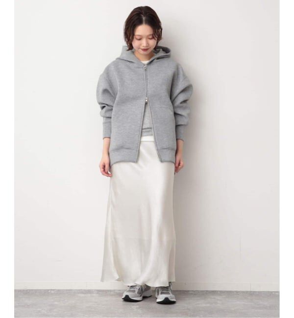 SLOBE IENA「《追加5》ボリュームジップアップフーディー」|パーカー|