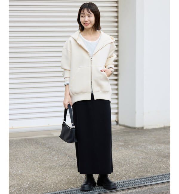 SLOBE IENA「《追加5》ボリュームジップアップフーディー」|パーカー|