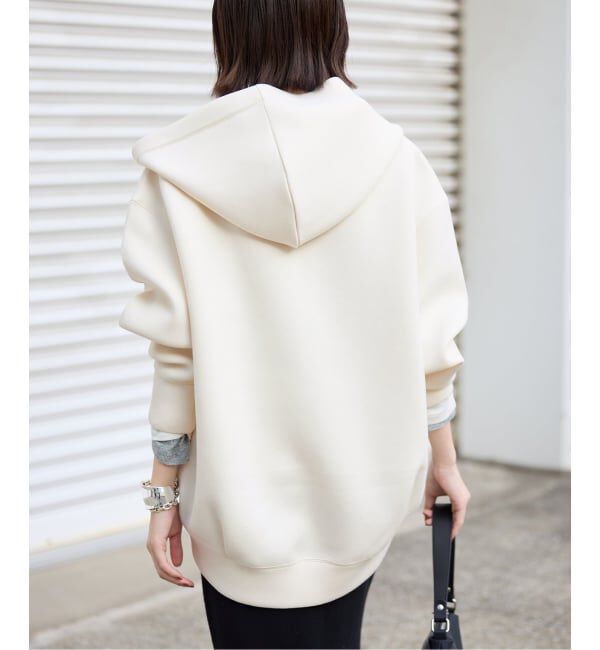 SLOBE IENA「《追加5》ボリュームジップアップフーディー」|パーカー|