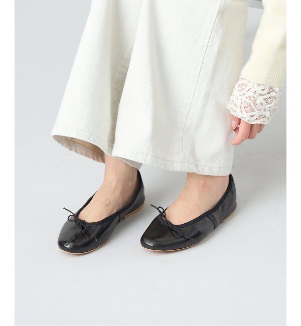 IENA「PORSELLI/ポルセリ LEATHER バレエシューズ」|バレエシューズ|