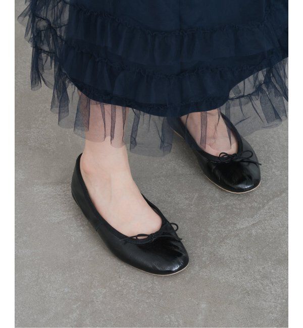 IENA「PORSELLI/ポルセリ LEATHER バレエシューズ」|バレエシューズ|