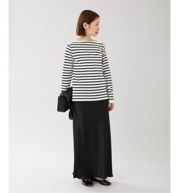 IENA「《追加11》ダブルサテンスカート」|スカート|