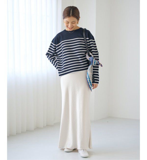 IENA「《追加11》ダブルサテンスカート」|スカート|