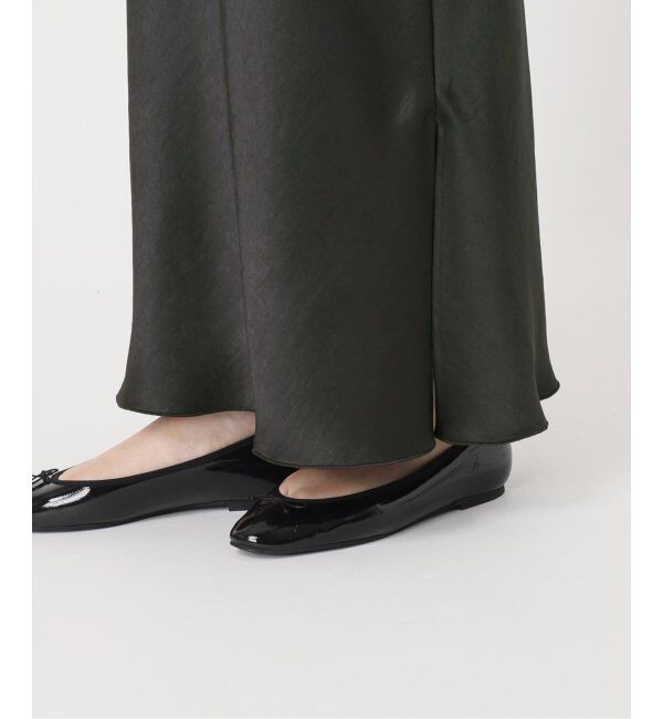 IENA「《追加11》ダブルサテンスカート」|スカート|