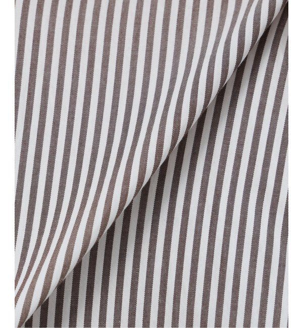 SLOBE IENA「《追加》ROYAL NAVY/ロイヤルネイビー SLOBE別注 バンドカラーシャツ」|シャツ・ブラウス|