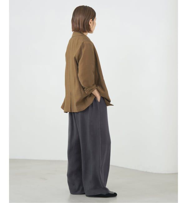 IENA「《追加3》キュプラギャザーネックオールインワン」|オールインワン|