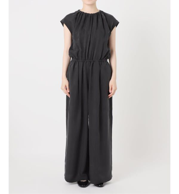 IENA「《追加3》キュプラギャザーネックオールインワン」|オールインワン|