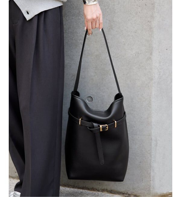 SLOBE IENA「SLOBE ベルトスクエアトートバッグ」|ショルダー・メッセンジャー|