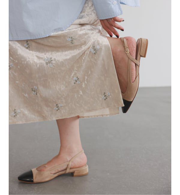 SLOBE IENA「SLOBE パテントバックスリングパンプス」|パンプス|