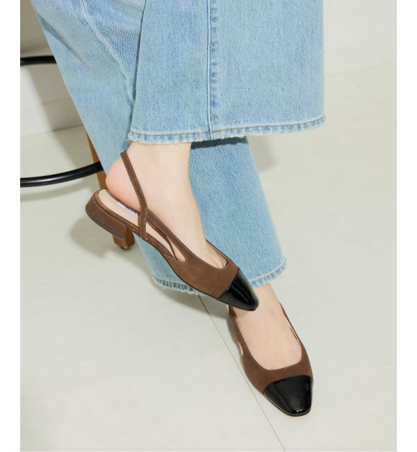 SLOBE IENA「SLOBE パテントバックスリングパンプス」|パンプス|