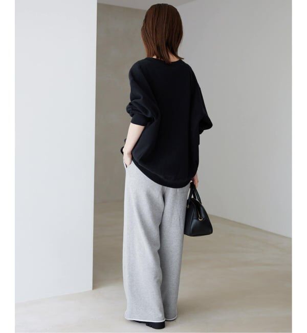 SLOBE IENA「《追加》裏毛ワイドパンツ」|その他|
