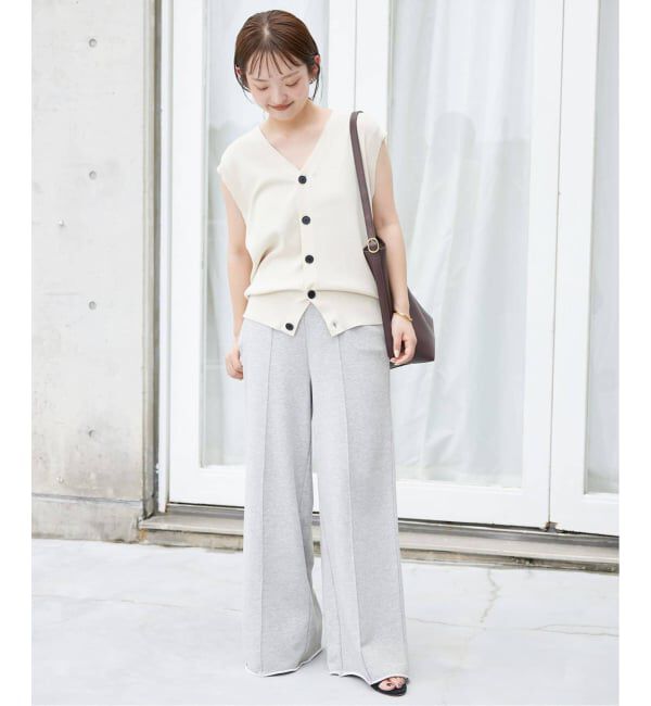 SLOBE IENA「《追加》裏毛ワイドパンツ」|その他|