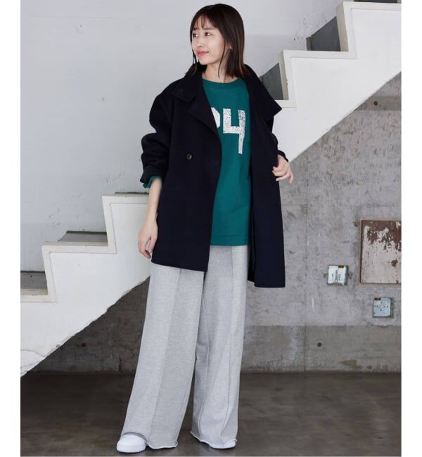 SLOBE IENA「《追加》裏毛ワイドパンツ」|その他|