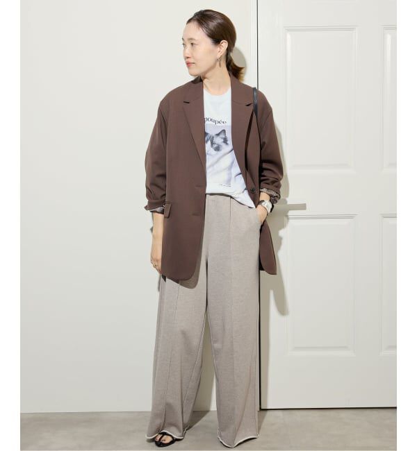 SLOBE IENA「《追加》裏毛ワイドパンツ」|その他|