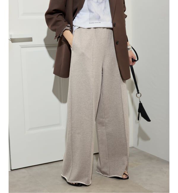 SLOBE IENA「《追加》裏毛ワイドパンツ」|その他|