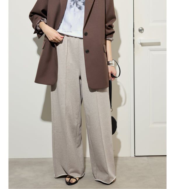 SLOBE IENA「《追加》裏毛ワイドパンツ」|その他|