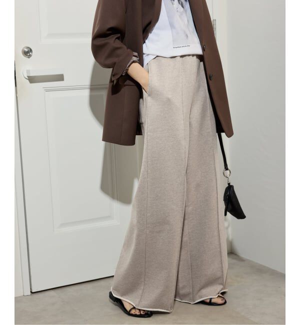 SLOBE IENA「《追加》裏毛ワイドパンツ」|その他|