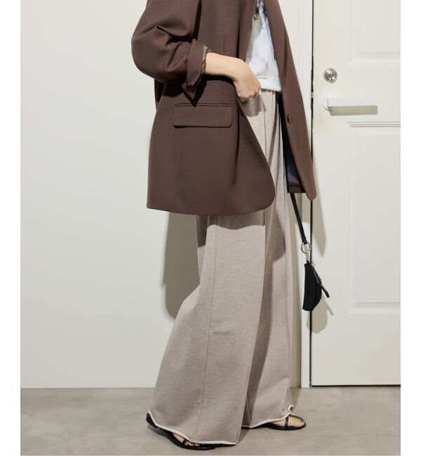 SLOBE IENA「《追加》裏毛ワイドパンツ」|その他|