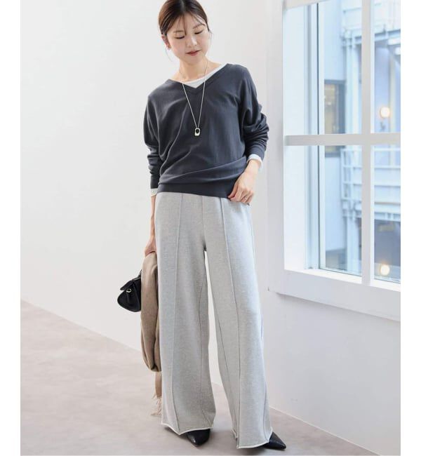 SLOBE IENA「《追加》裏毛ワイドパンツ」|その他|